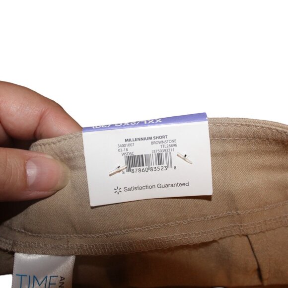 CLEARANCE Time & Tru Bermuda Mid-Rise Stretch Shorts Plus XXL 2X 20 NWT's COMFY - Picture 9 of 12